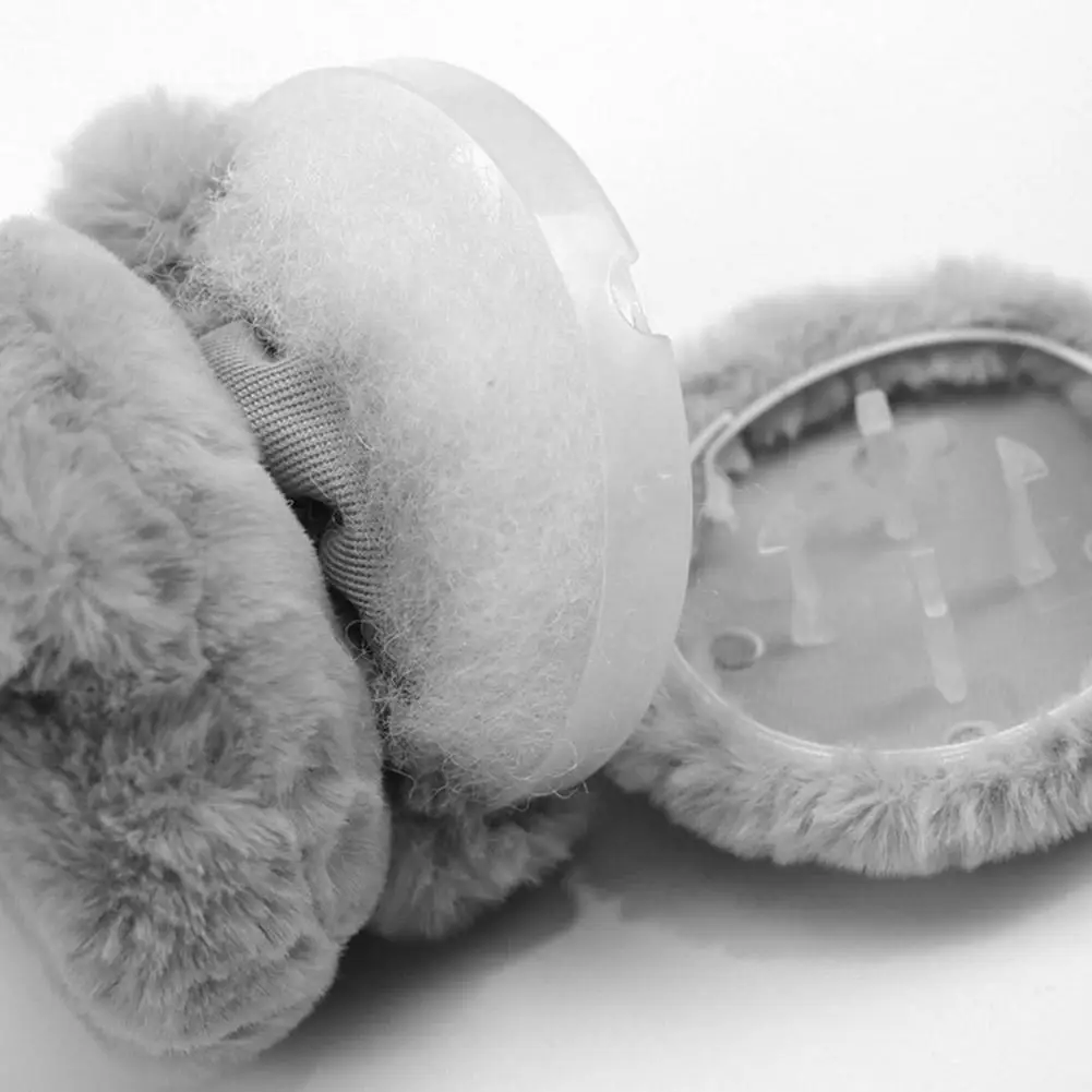 1pc Folding Warm Earmuffs For Men And Women Fashion Solid Color Winter Anti Cold And Anti Freezing Large Plush Earmuffs Earflap