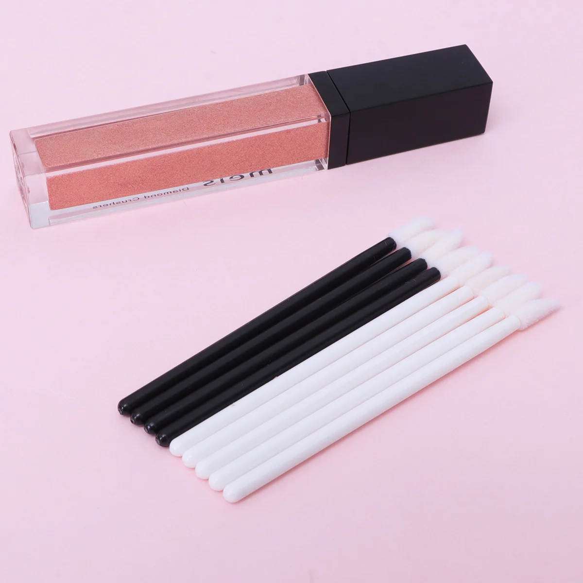 200 قطعة فرشاة الشفاه قضيب توافدوا الإسفنج رئيس شعيرات ناعمة حتى أحمر الشفاه لمعان تطبيق أدوات ماكياج عدة المتاح #4