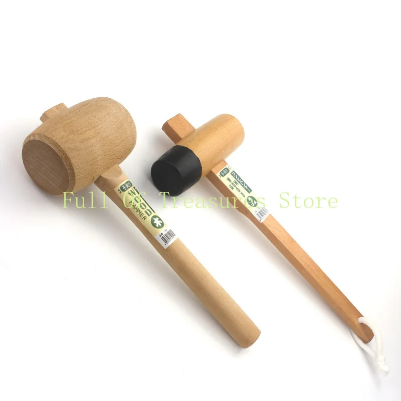 Japanese style wooden hammers, handmade woodworking tools, all wood hammers, made of beech wood material