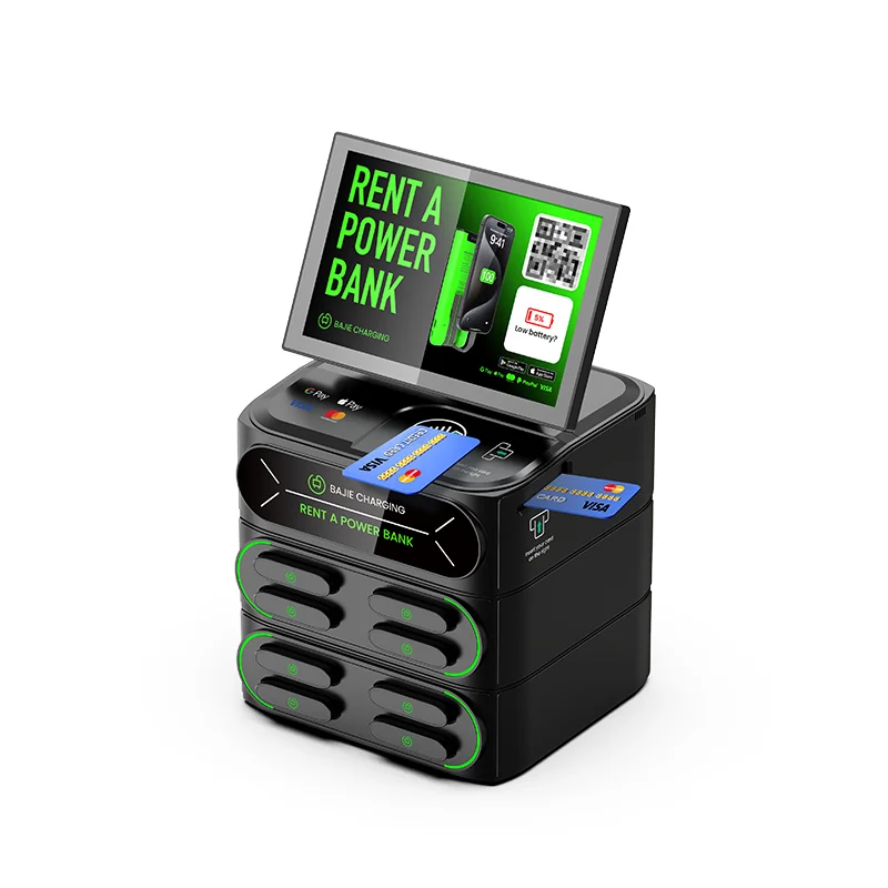 

portable charging stations power bank station 8slot integrated stackable fast charger vending machine sharing charging station