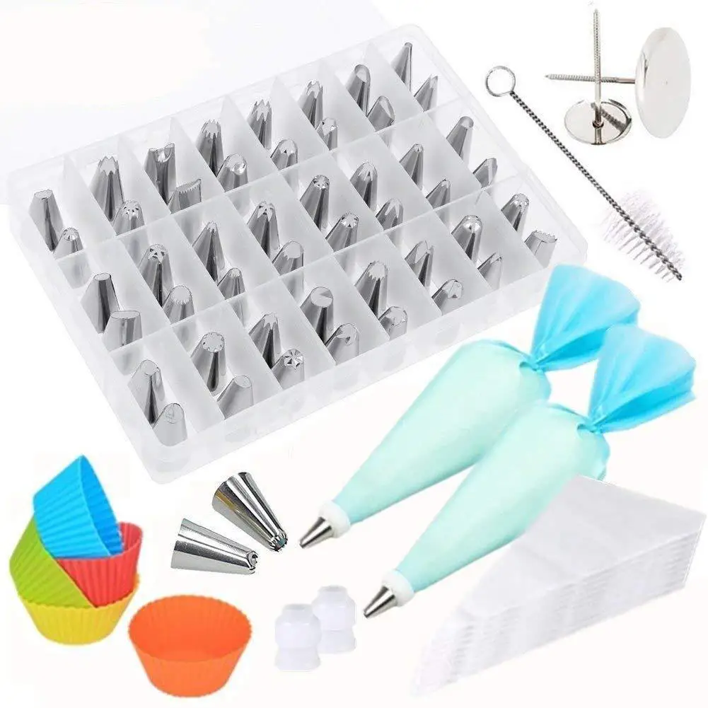 

73Pcs Piping Tip Set Cake Nipple Cream Nipple Milking Nipple Cake Decoration Accessories Magnum Cake Liners Cupcake Mold Kitchen