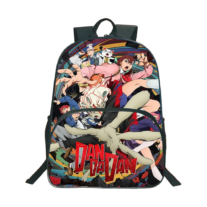 حقيبة ظهر Dandadan لعام 2025 ذات سعة كبيرة ثلاثية الأبعاد مطبوعة على ظهره DAN DA DAN حقيبة مدرسية غير رسمية للمراهقين حقائب ظهر بسحاب على الموضة Mochil