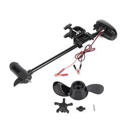 12V 18lbs Brushed Multi‑Gear Electric Mount Trolling Motor with Propeller for Inflatable Boat Boat Engine Mount Trolling Motor