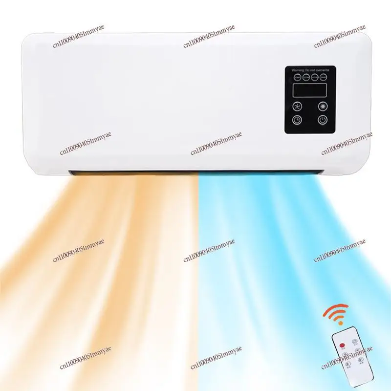 

Mobile Portable Cooling Air Fan For Bedroom RV DualUse Hot Air Blower Wall Mounted Electric Cooling And Heating Air Fan