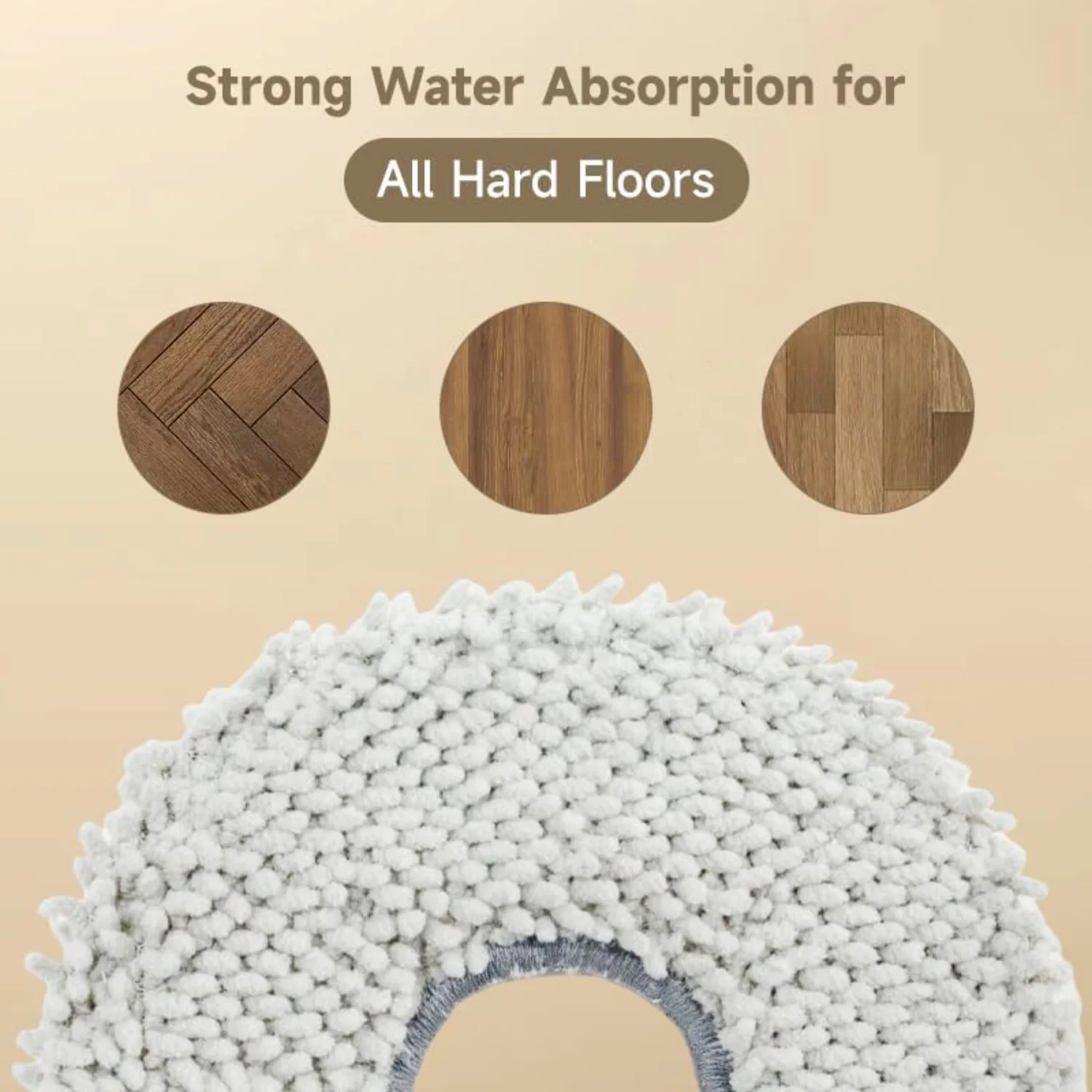 10 Pieces Replacement Pads Mop Rags Suitable for Dre-e Bot L10s Ultra for X10 Robot Vacuum Cleaner Mop Cloth Accessories