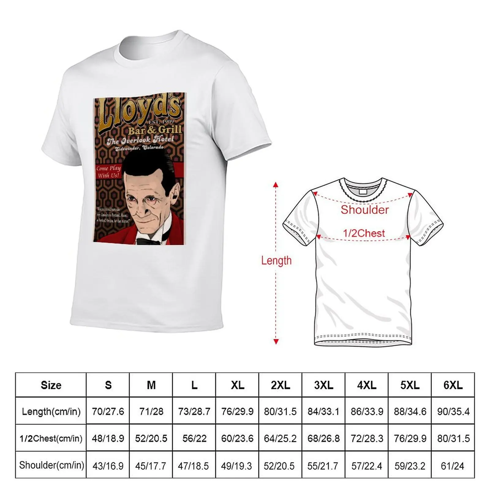 Lloyd's Bar and Grill T-Shirt vintage graphic tee anime stuff oversized t shirts for men