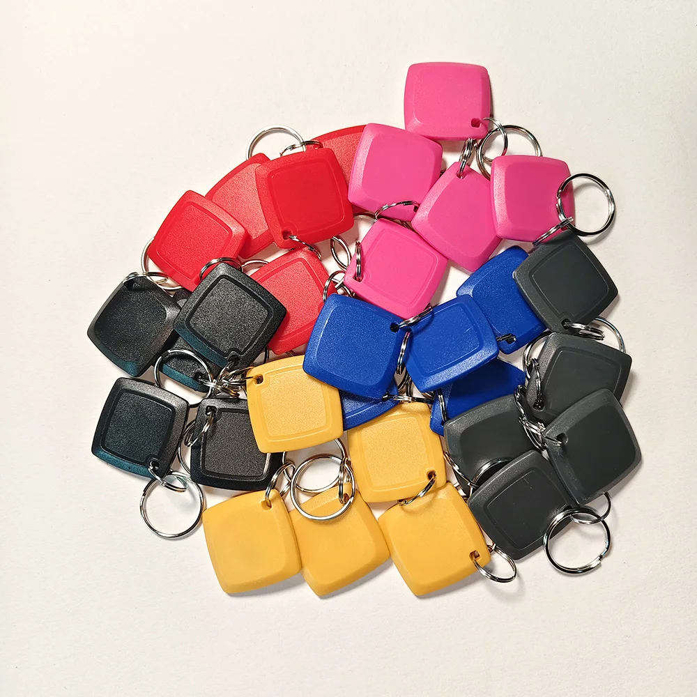10ps RFID UID Changeable S50 Tag 13.56mhz Block 0 Sector Rewritable Keychain Keyfob ISO14443A for Copier Writer Duplicator Copy