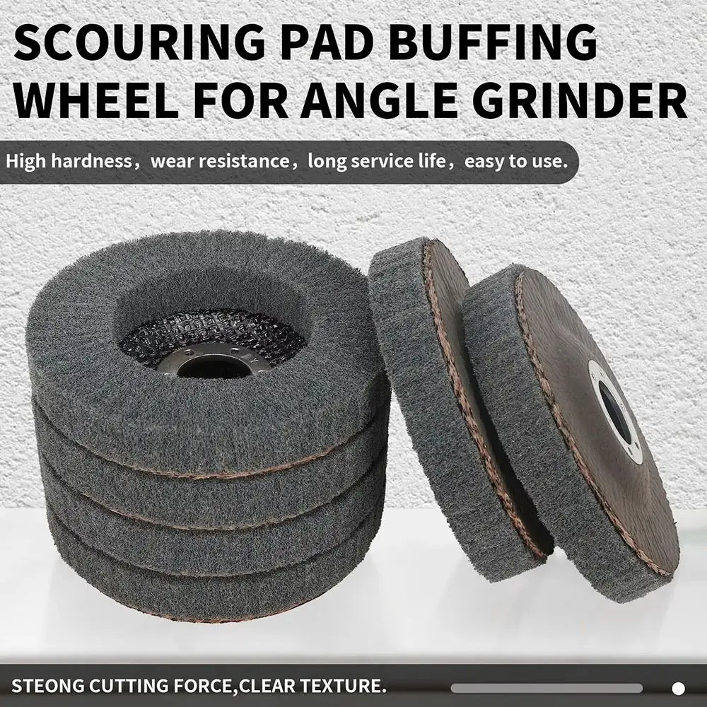 

1 шт. новый полировальный круг из нейлонового волокна, зернистость 800, 4 дюйма, 100 мм, полировальный диск, полировальный круг для угловой шлифовальной машины