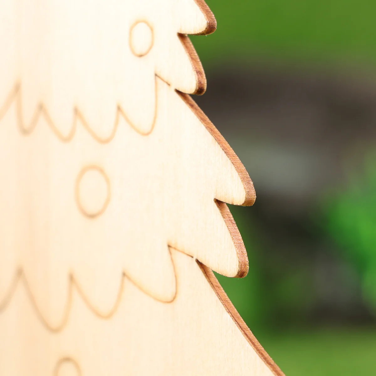 

2Pcs Christmas Wooden Decorations Durable Safe Smooth Xmas Tree Ornaments Kids Drawing Board Art Craft Christmas Wooden Craft