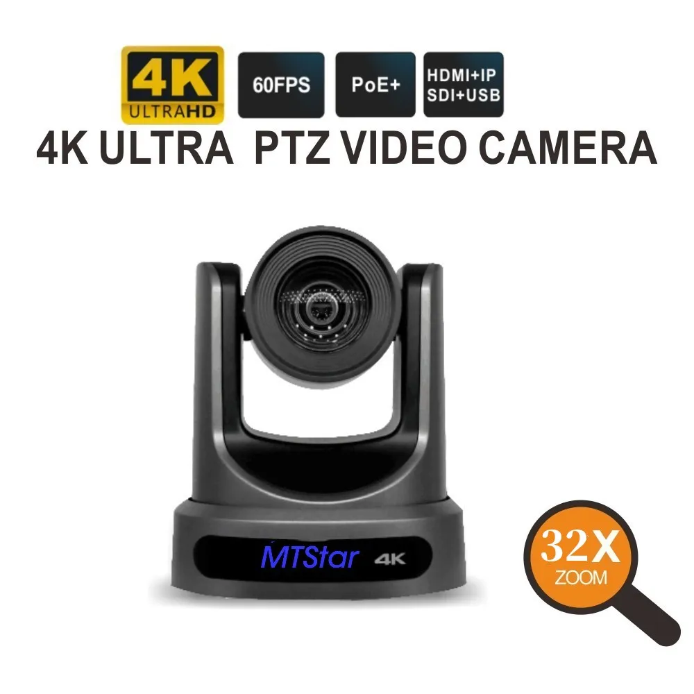 

MTStar 1/1.8 " Ultra HD 4K Sony Starlight 32X Zoom POE PTZ Video Conference Camera