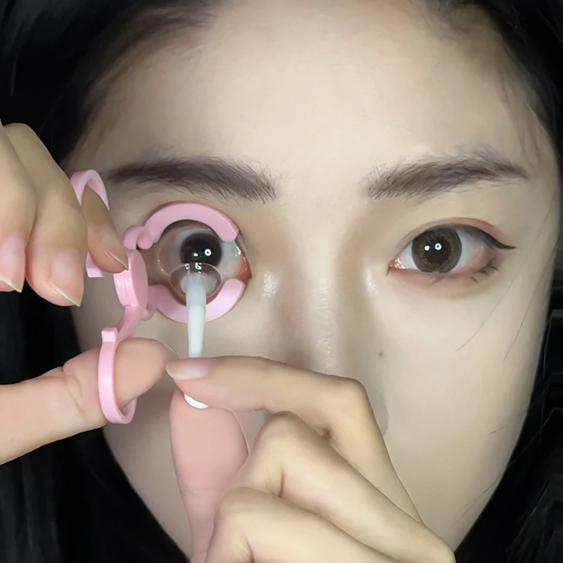 

Women Eye Care Contact Lenses Inserter Remover Silicone Soft Tip Tweezer Stick Wearing Tools Lens Accessories Accessories