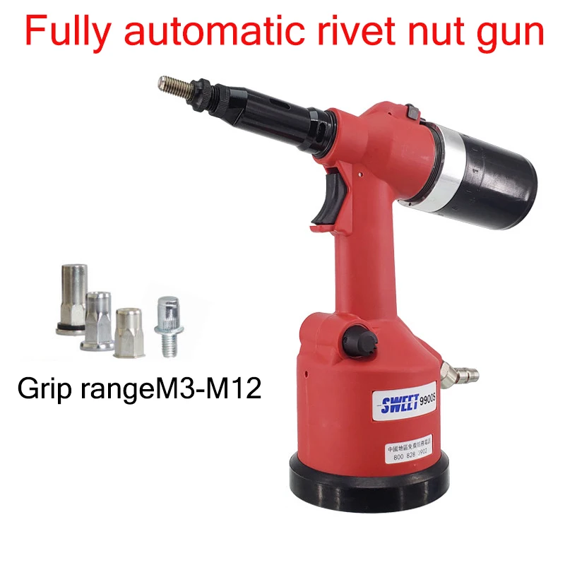 

Sweete SWEET-9900S pneumatic rivet nut gun full-automatic hydraulic Rivet nut gun cap pulling gun