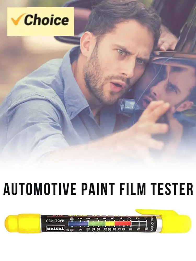 Medidor de espessura de revestimento de carro com ponta magnética testador de filme de pintura de carro caneta testador de espessura de revestimento de carro medidor de espessura