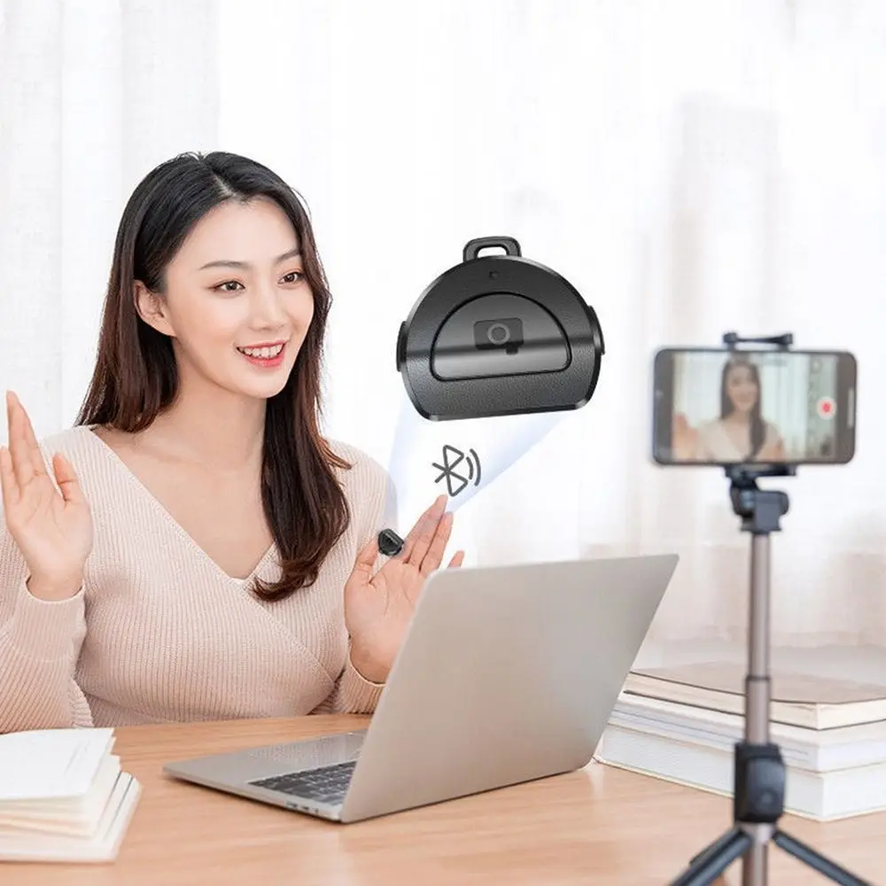 3 in 1 Mini Telescopic Selfie Stick Extendable 360° Rotation Bluetooth Selfie Stick with Wireless Bluetooth Lightweight