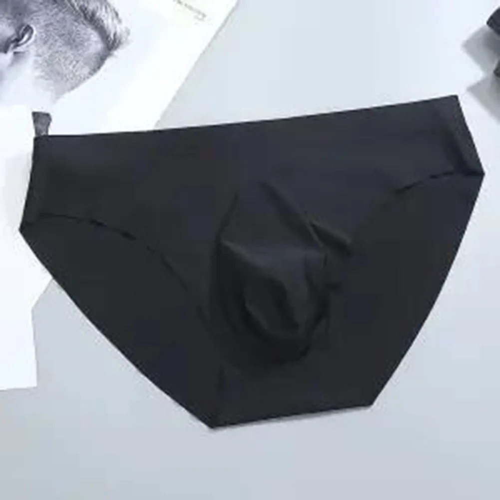 

Bulge Pouch Underpants Men Brief Underwear Breathable Fabric Classic Style Briefs Casual Everyday Use For Daily Wear