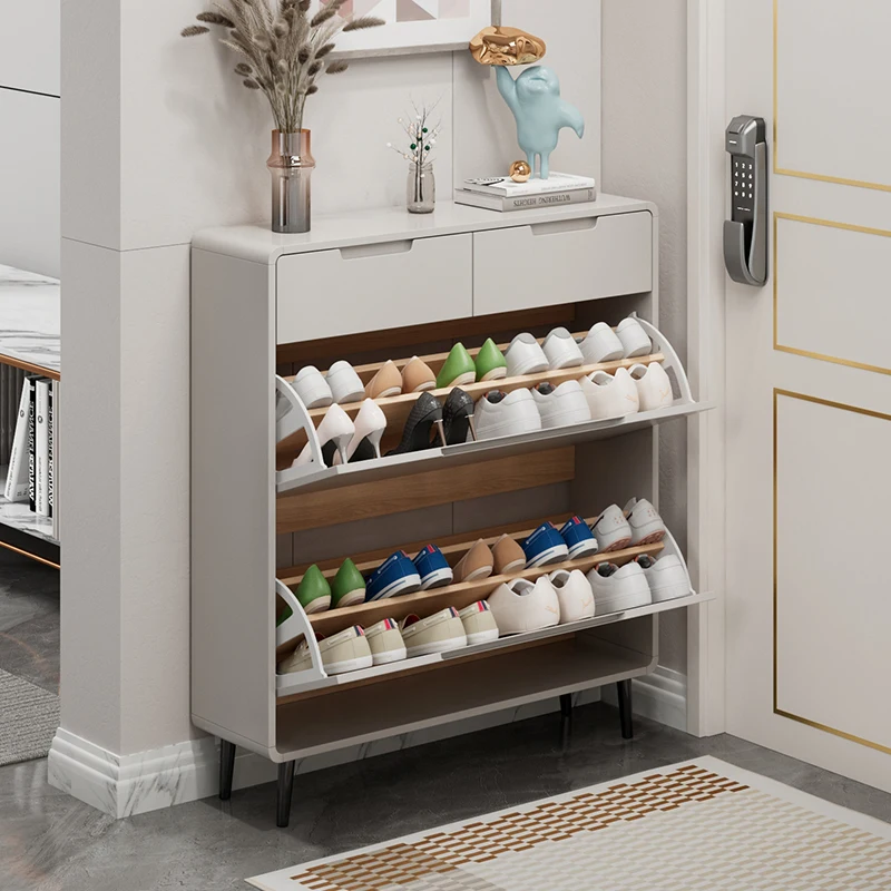 Metal Live Shoe Cabinet House Display Showcase Hallway Crack Garden Shoe Cabinet Shelves Shelving Armario Zapatero Furniture