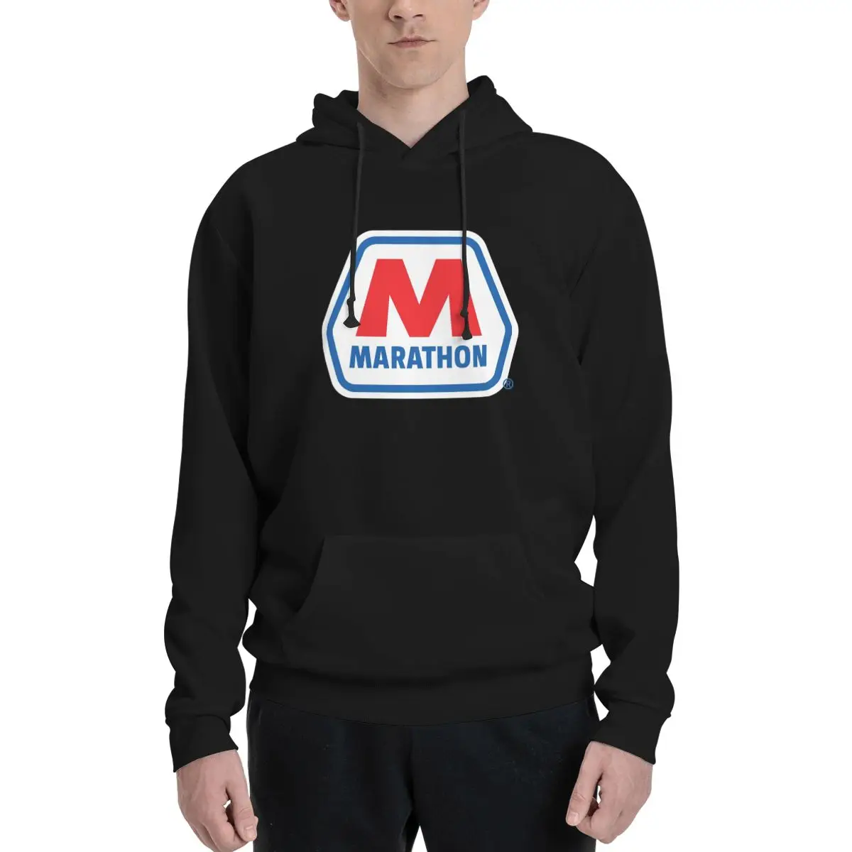 

Marathon OIL RACING LUBRICANT Polyester Hoodie Men's Sweatershirt Warm Dif Colors Sizes