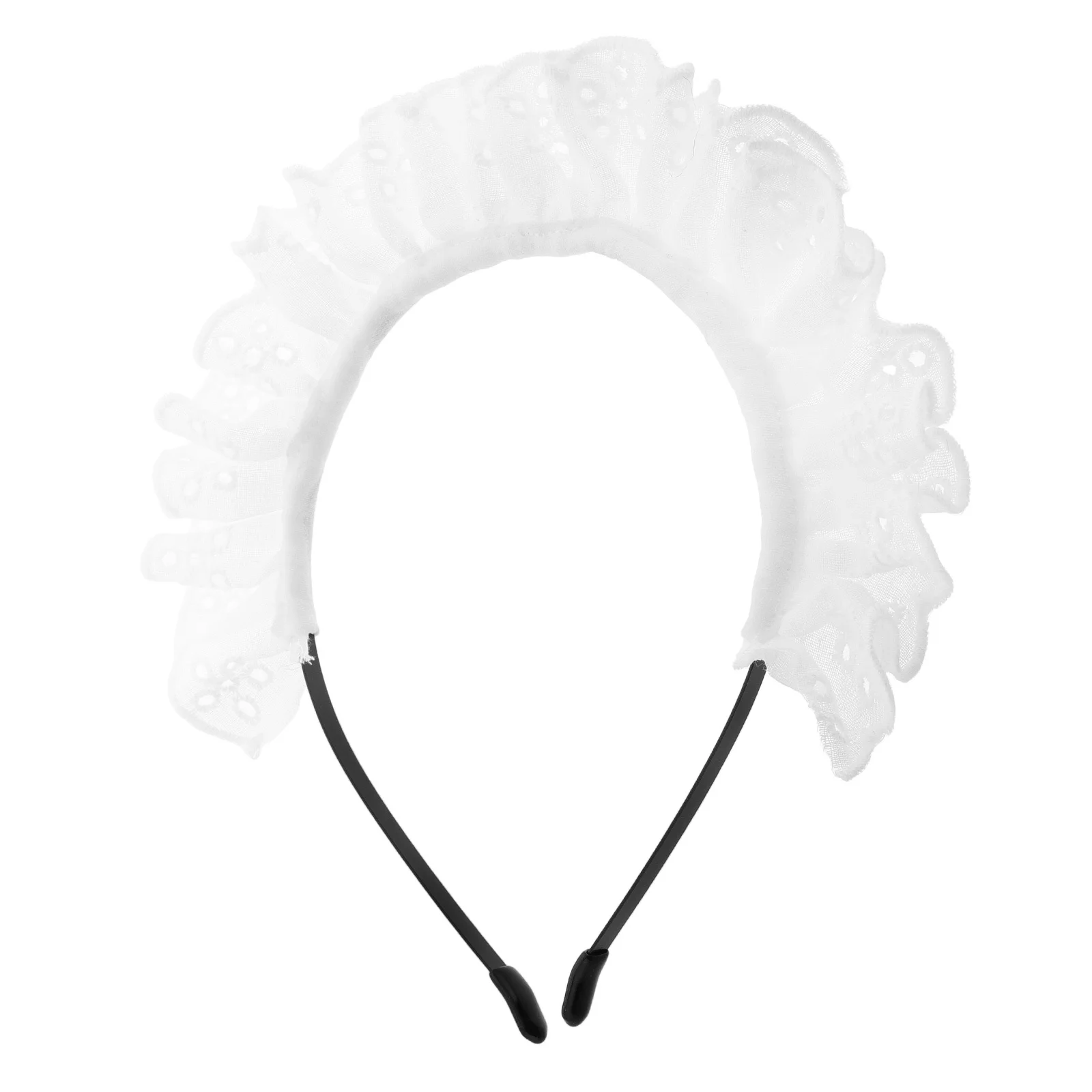 

Japanese Maid Headband Lolita White Lace Headpiece Kawaii Outfits Waitress Accessories Niang Hair Hoop Cosplay Lace Headbands