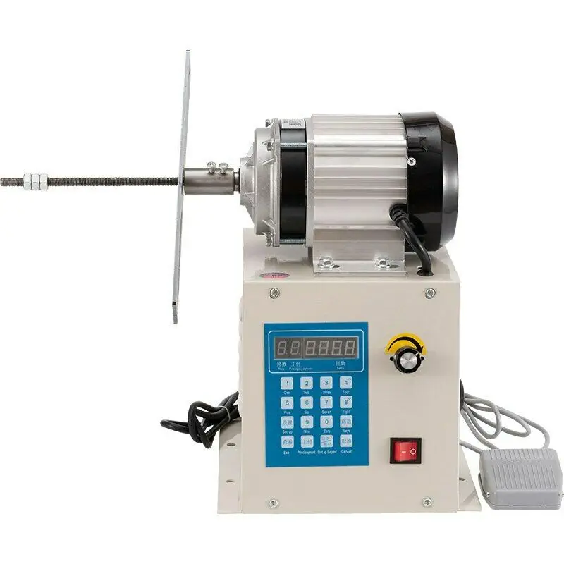 220V CNC Electric Winding Machine High Torque Winding Winder Machine With Chuck Adjustable Speed Automatic Winding Tool