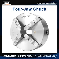 K12 4 Jaw Self-Centering Chuck K12-80 K12-100 K12-125 K12-130 K12-160 K12-165 200 250 Precision CNC Lathe Fixture Scroll Chuck