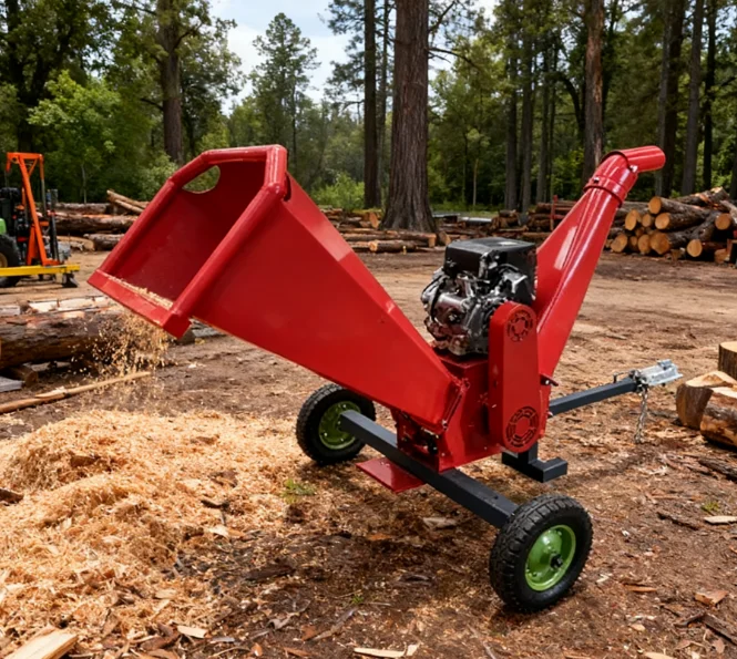 The Wood Chipper Shredder Can Be Used for Branches and Trunks of Varying Hardness, Making It Widely Applicable.