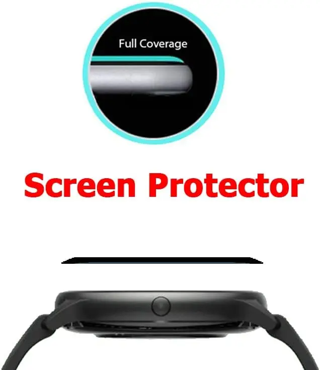 Protector de pantalla para Xiaomi Watch 2 Pro, película protectora completa HD, curvada, suave, 3D