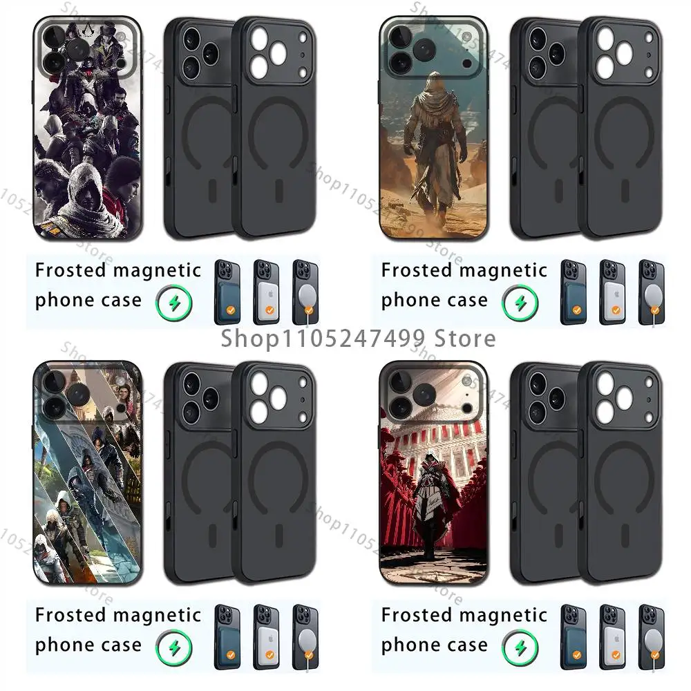 

A-Assassin C-Creed Phone Case For iPhone 17,16,15,14,13,12,11,Pro,Max,Plus,Mini,SE4,E Magnetic Magsafe Wireless Charging