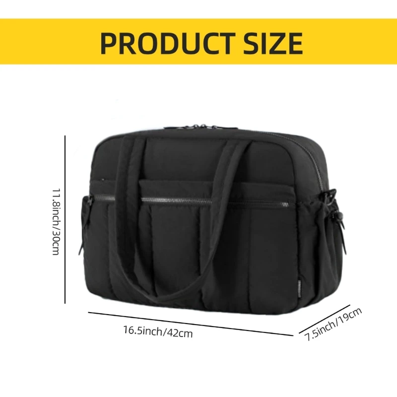 Versatile Carry On Travel Duffle Bag For Women Water Resistant Shoulder Bag