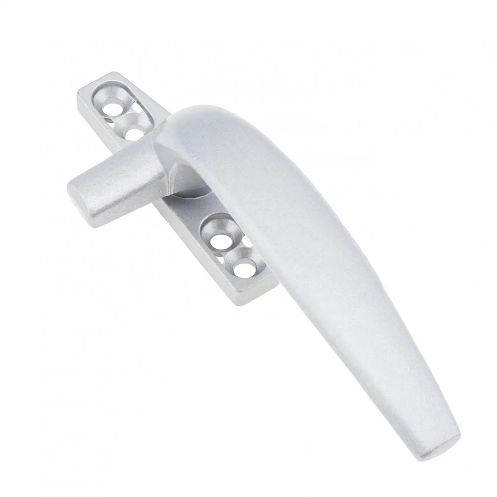 Aluminum Alloy 7 Letter Inner Flush Handle for Window Sliding Door Lock Cylinder Design for Home Office Bedroom