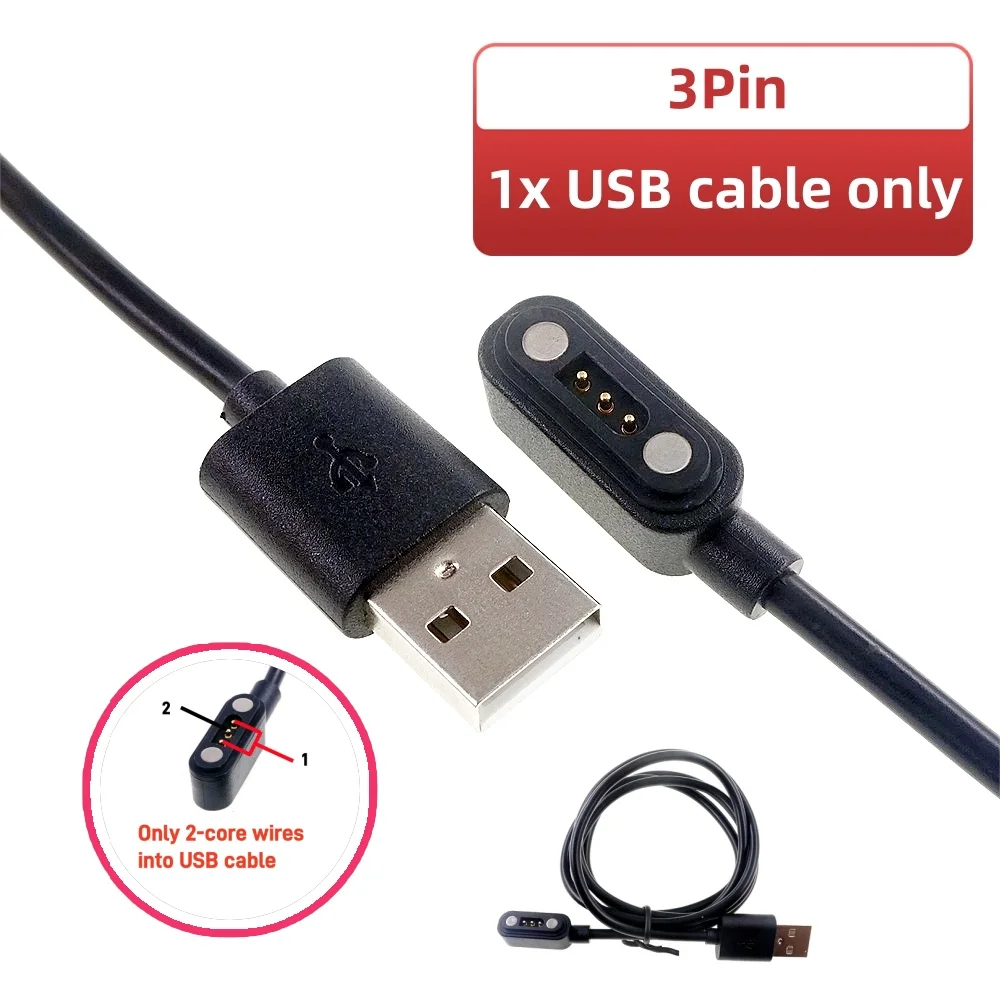 1 Paar Magnet-Pogo-Pin-Stecker 2 3 4 6 Pin 2A wasserdichtes Pogopin-Stecker-Buchse 2,54 mm USB Typ C federbelastetes DC-Stromkabel – Detail 12