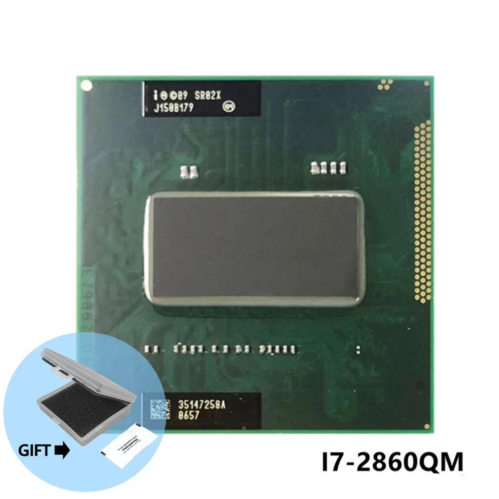 

Intel Core i7-2860QM i7 2860QM SR02X 2.5 GHz Quad-Core Eight-Thread CPU Processor 8M 45W Socket G2 / rPGA988B