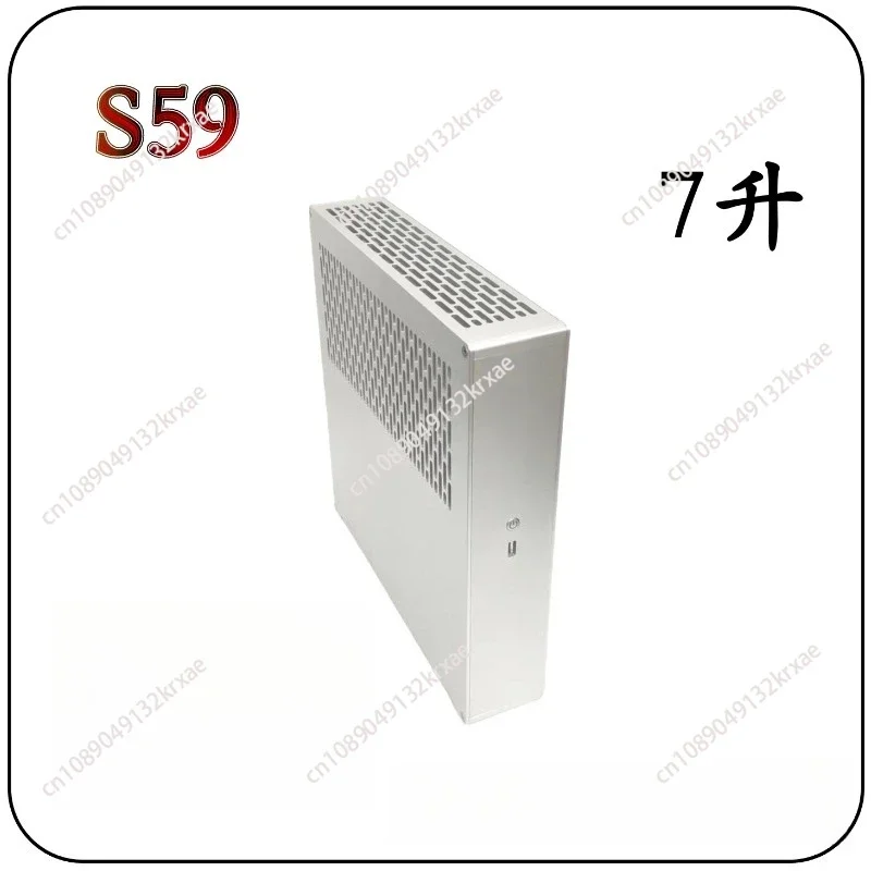 S59 S60 Tiled Mini Portable 6L Small Chassis Power Supply Three Fans Graphics Card