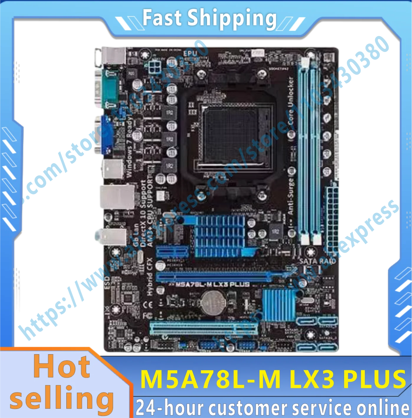 M5A78L-M LX3 PLUS 760G 760L AM3 AM3+DDR3