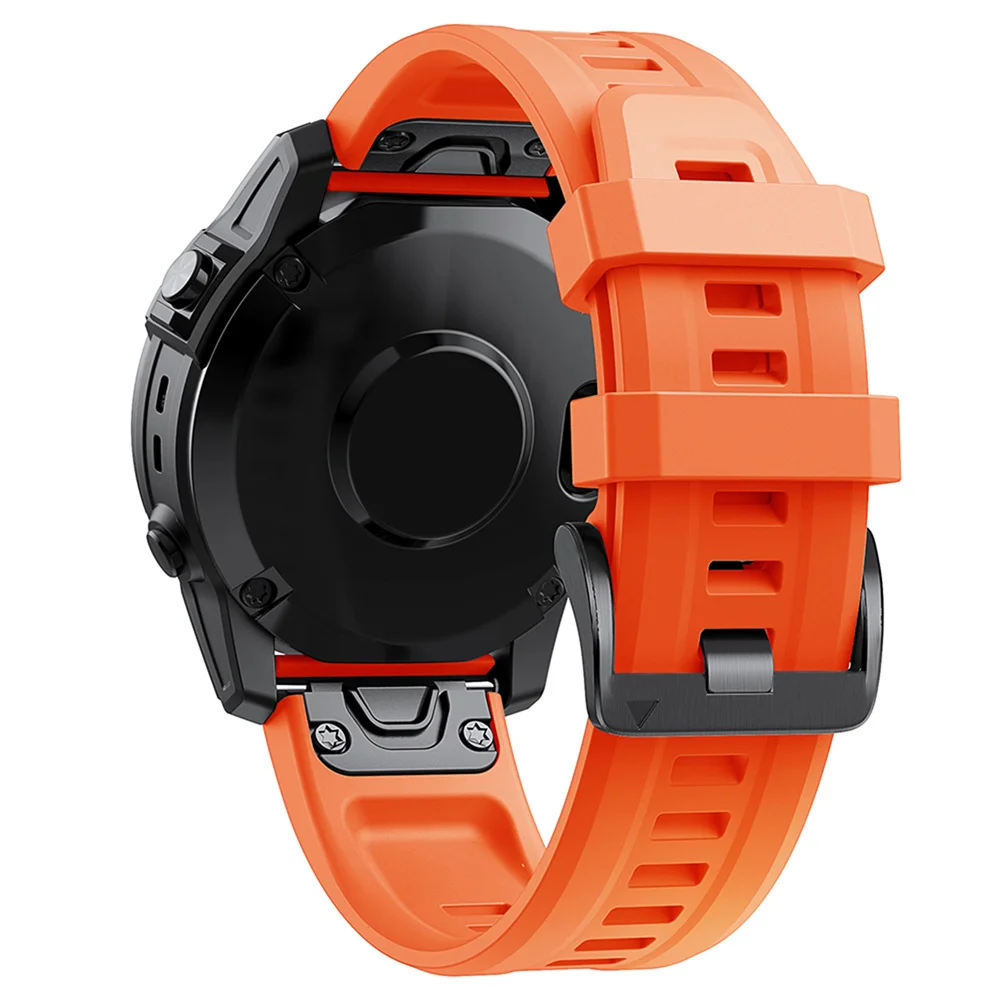 สายคล้องคอซิลิโคน22มม.สำหรับ Garmin FENIX7 6 6pro 5Plus Forerunner945 935สัญชาตญาณสายรัดข้อมือ