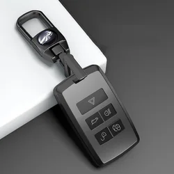 TPU Car Remote Key Case Cover Shell Fob For Land Rover Range Rover Evoque Discovery Sport Velar For Jaguar XE E-PACE XF Keychain