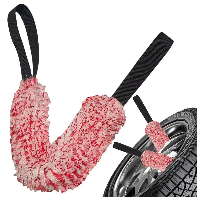 Car Wash Towels Plush Wheel Corner Car Drying Towel Wheel Rim Cleaning Detailing Auto Motorcycle Maintenance Care For Vehicles