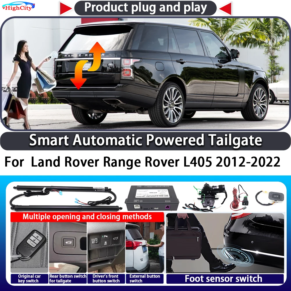 

For Land Rover Range Rover L405 2012-2022 Smart Automatic Powered Tailgate Key Control Trunk Lift Close Electric Power Tailgate