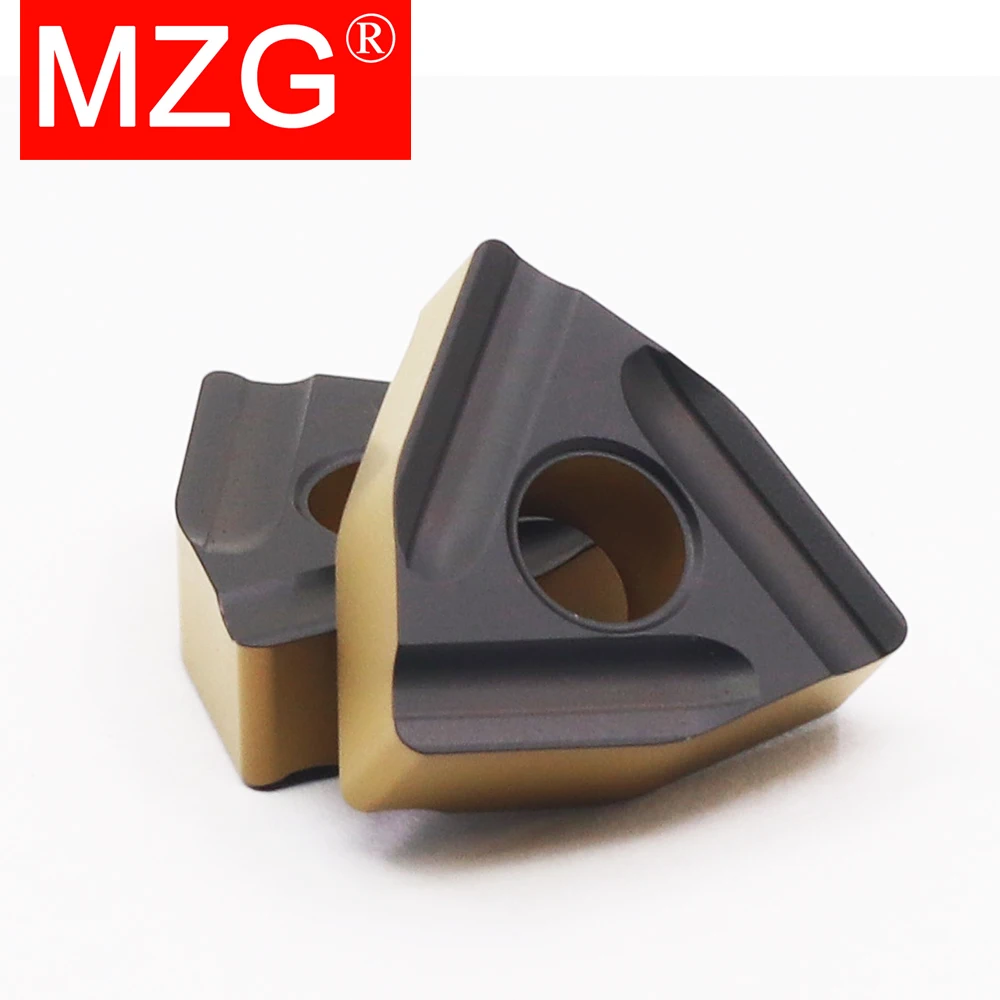 MZG 10Pcs WNMG080404 WNMG080408 TM AM ZC32S Carbide Insert WNMG 080412 Steel Boring External Turning CNC Lathe Tool For Aluminum