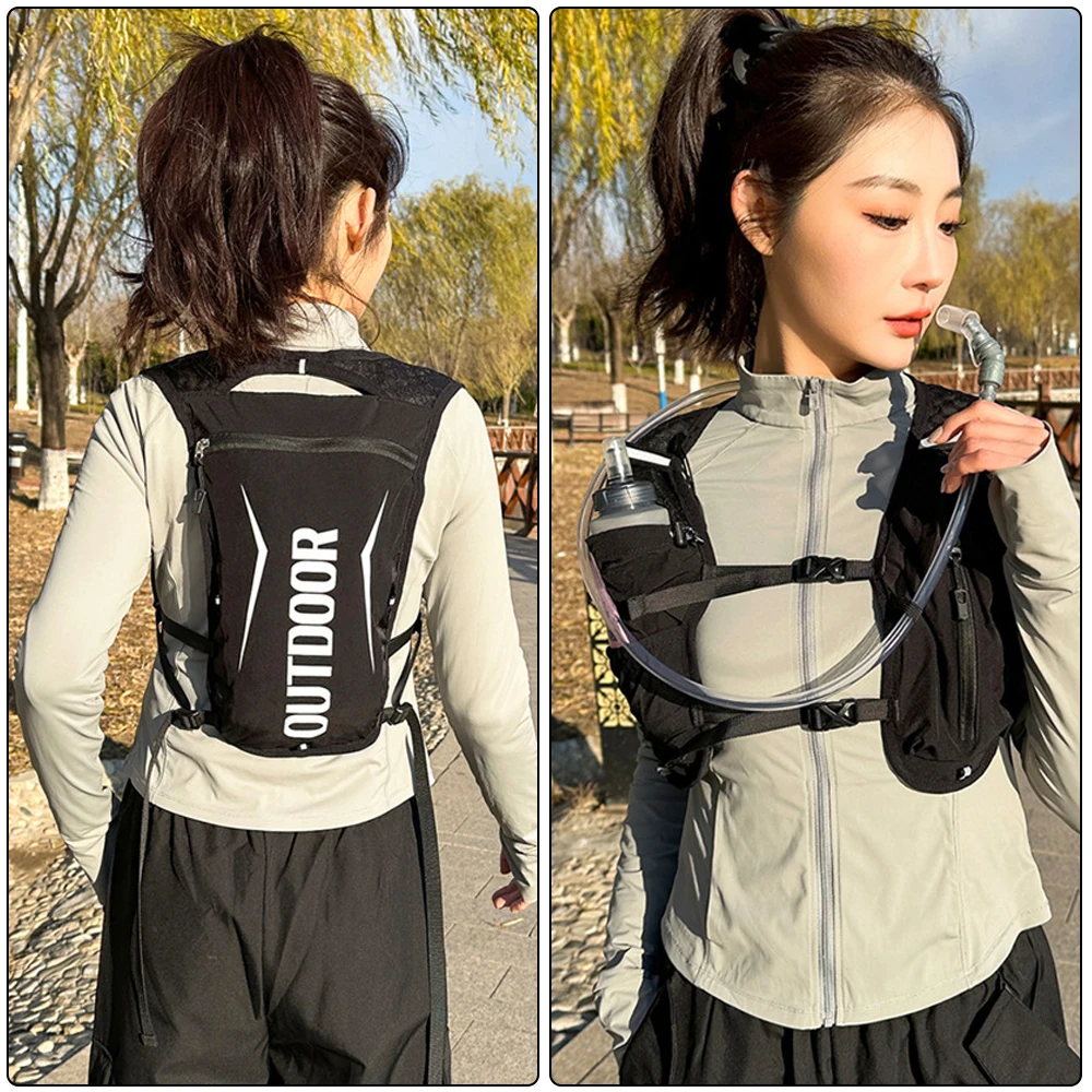 1PCS Running Hydration Vest Backpack,Lightweight Insulated Pack Bag Daypack for Hiking Trail Running Cycling for Women Men