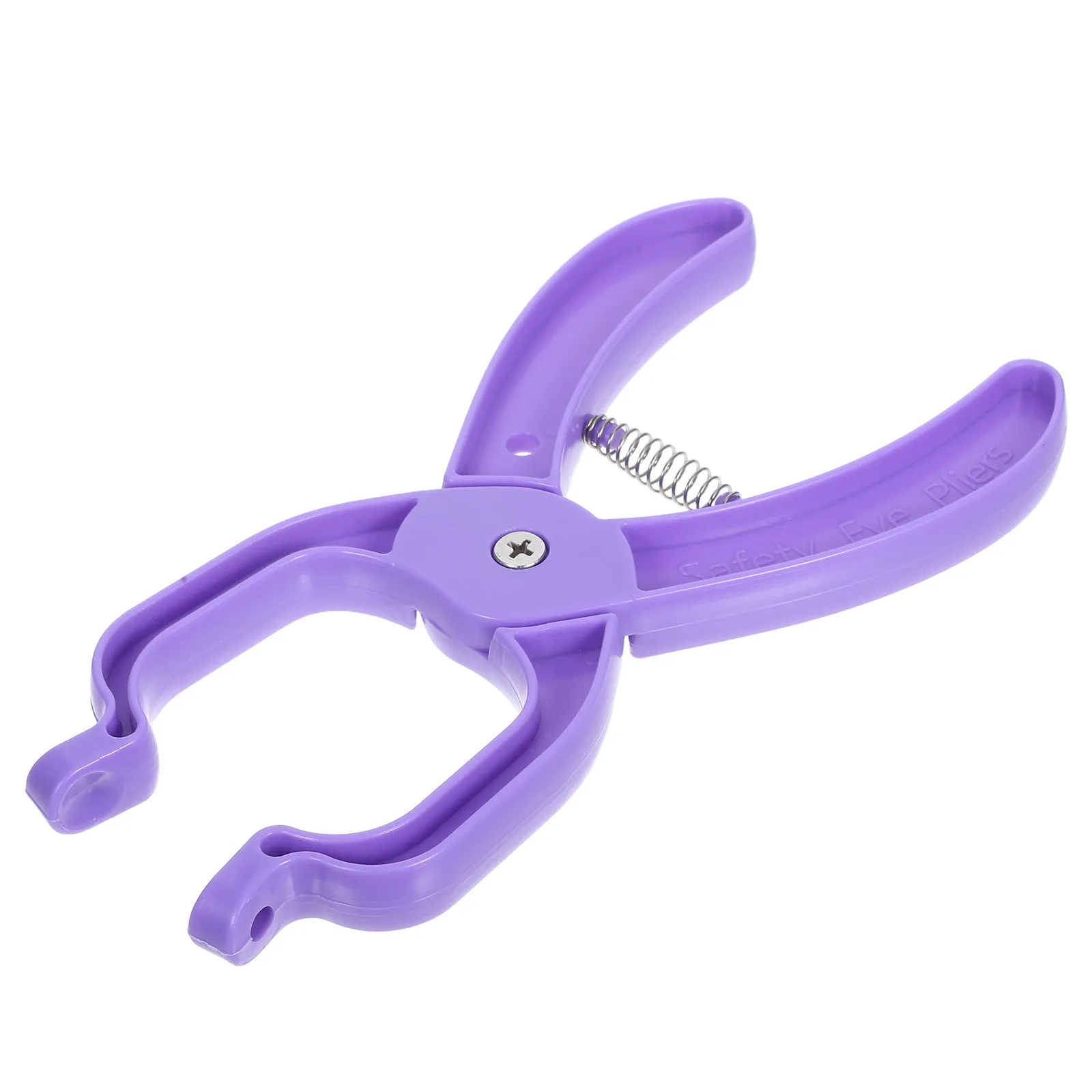 

Инструмент для безопасного крепления глаз, фиолетовые эргономичные плоскогубцы для амигуруми, вязания крючком, установки глаз в мягкие игрушки, аксессуар для рукоделия DIY