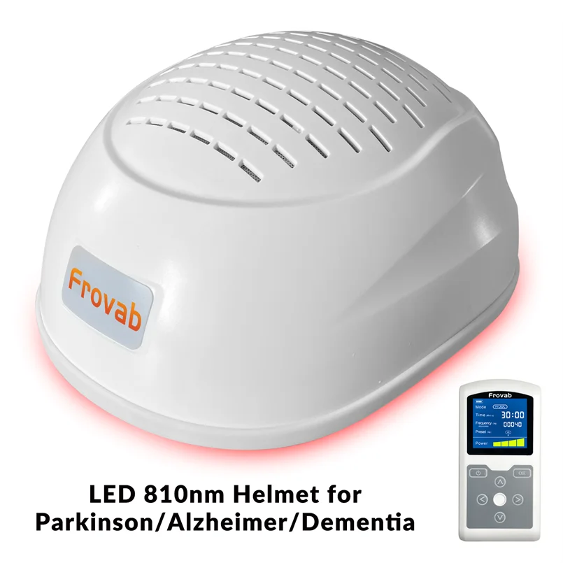 PBM 810nm Infrared Light Therapy Helmet 1-20000Hz LED Lamp Brain Care Gifts for Dementia Stroke Parkinson's People Treatment