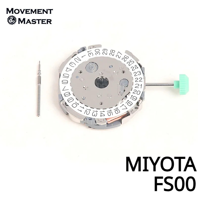 

Часы MIYOTA FS00 с 6 стрелками, многофункциональные кварцевые часы с календарем и четырьмя точками