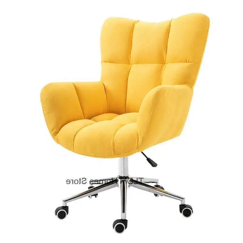 كرسي مكتب من القماش لخياطة الكرسي لون المنزل الترفيه أريكة استرخاء مسند الظهر كرسي مريح الحديثة رفع كرسي الكمبيوتر الدوار