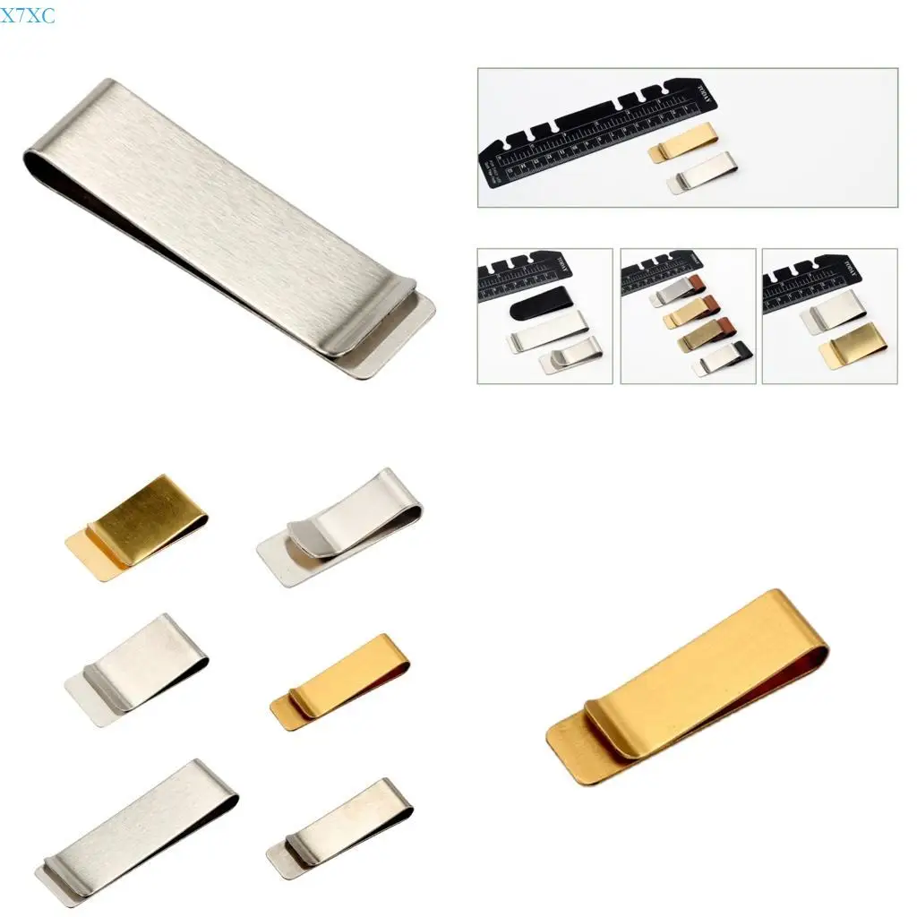 

X7XC Modern Metal Card Holder For Men and Women Money Clip Travel Essential