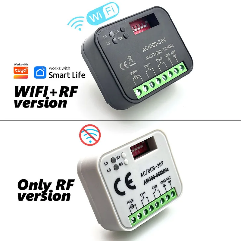 RX MULTI Work With Tuya 300-868MHz WIFI Receiver For SOMMER 4020 TX03-868-4 4013 TX03-434-4 4031 TX08-868-4 4026 4011 Remote