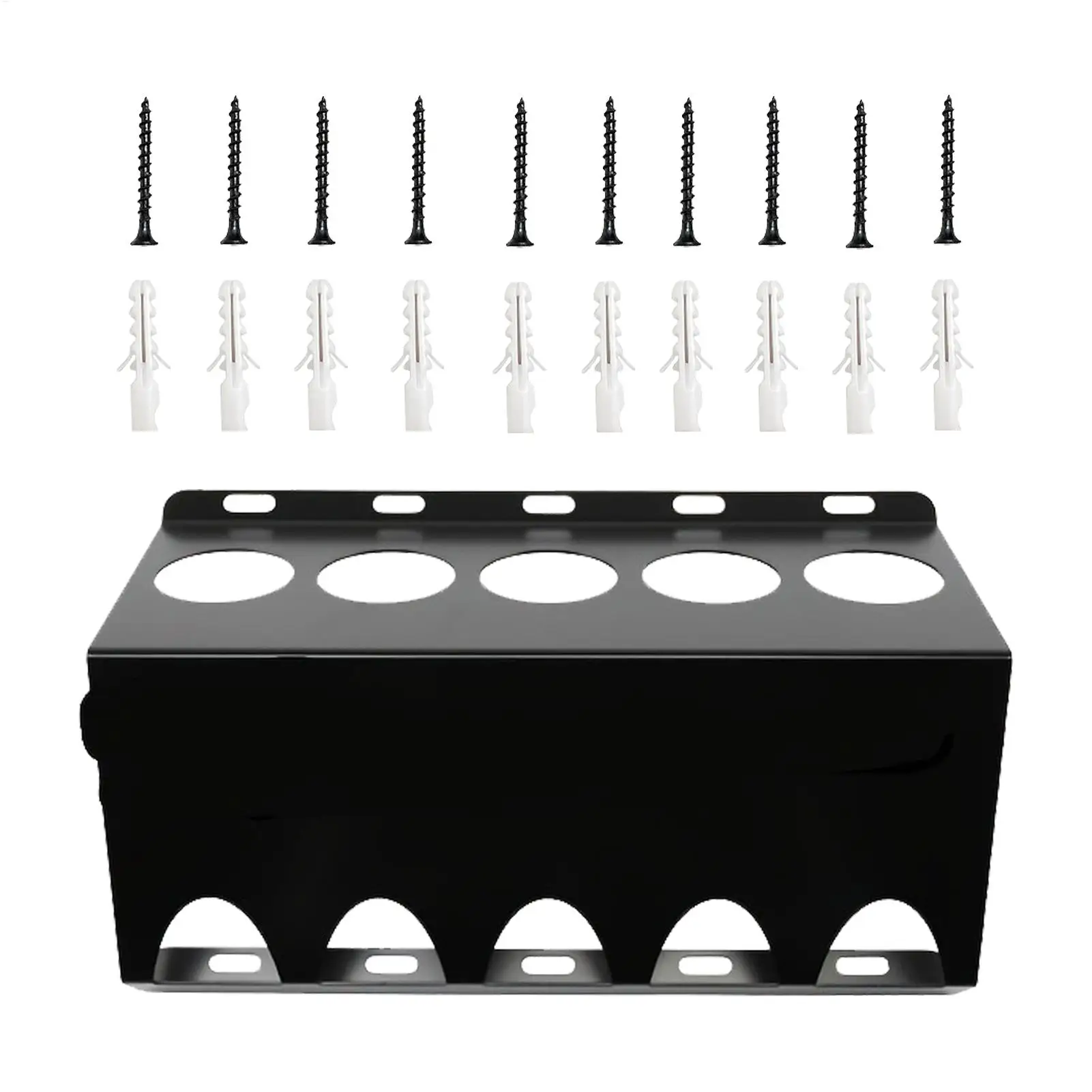 

Metal Caulk Tube Holder 5-Slot Caulking Tube Organizer Chalk Sealant Organizer For Plumbers Electricians Decorators Contractors