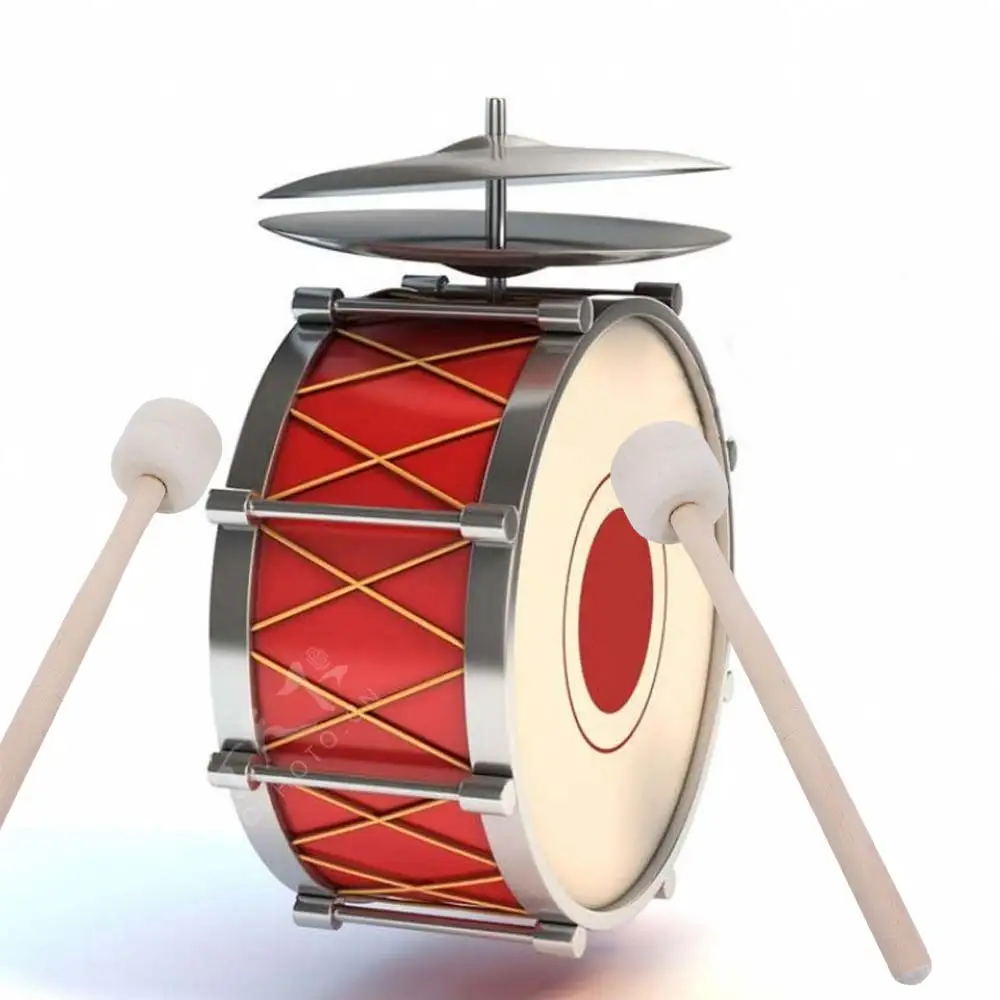 

1pc Wool Felt Head Drum Sticks Wood Handle Marching Drum Drum Wooden Mallet Non-Slip Long Handle Wooden Drum Hammer