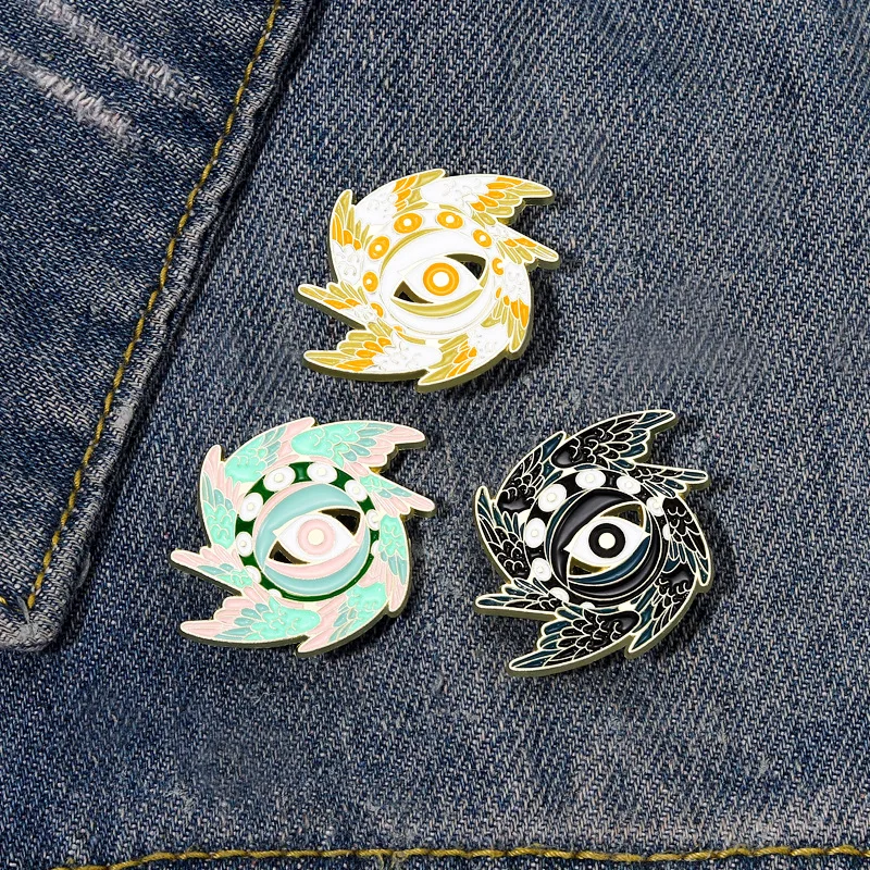 Seraphim Pure Angel Enamel Pins The Spirit of Love and Imagination Wings Brooches Lapel Badges Inspiration Jewelry Gifts