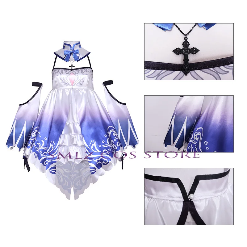 Higashi Yukihasu Cosplay Anime Vtuber Costume 30 W Fans commemorate Higashi Yukihasu Dress Wig Suit Halloween Party Outfit Girl