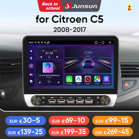 Junsun AI voice Wireless Carplay Android Auto Radio for Citroen C5 2008 2009 2010 2011 2012-2017 Button Car Intelligent System